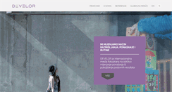 Desktop Screenshot of develor.hr
